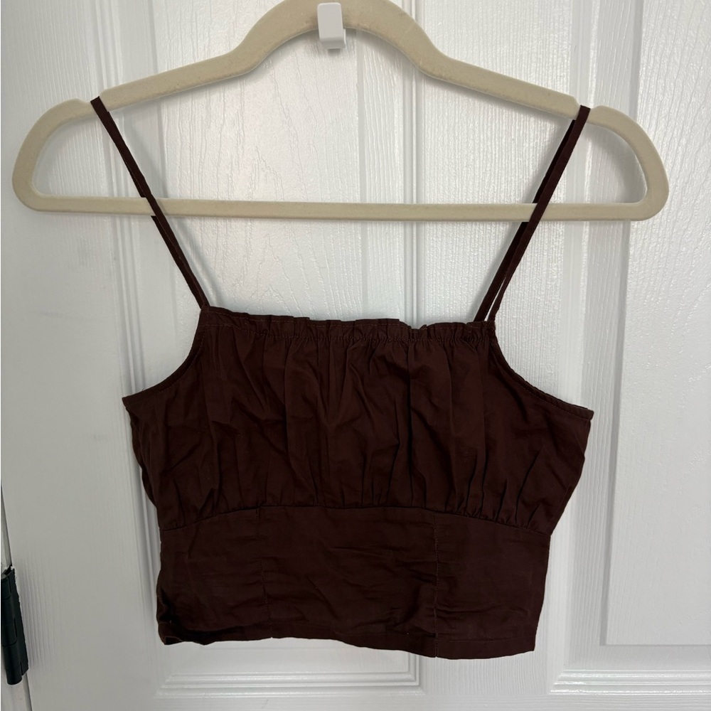 H&M Dark Brown Camisole Top